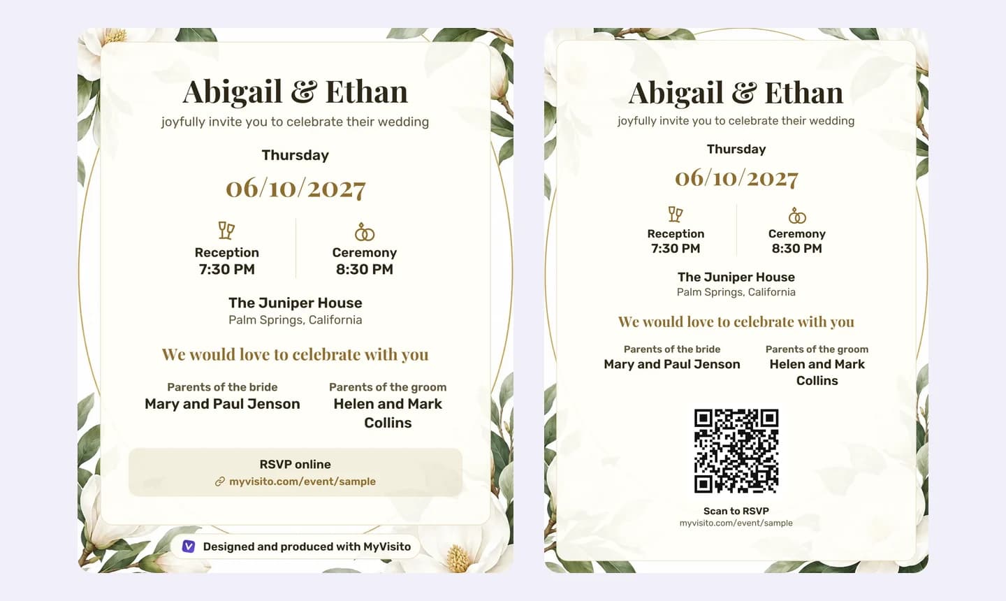 A story and a post to send, a QR file to print