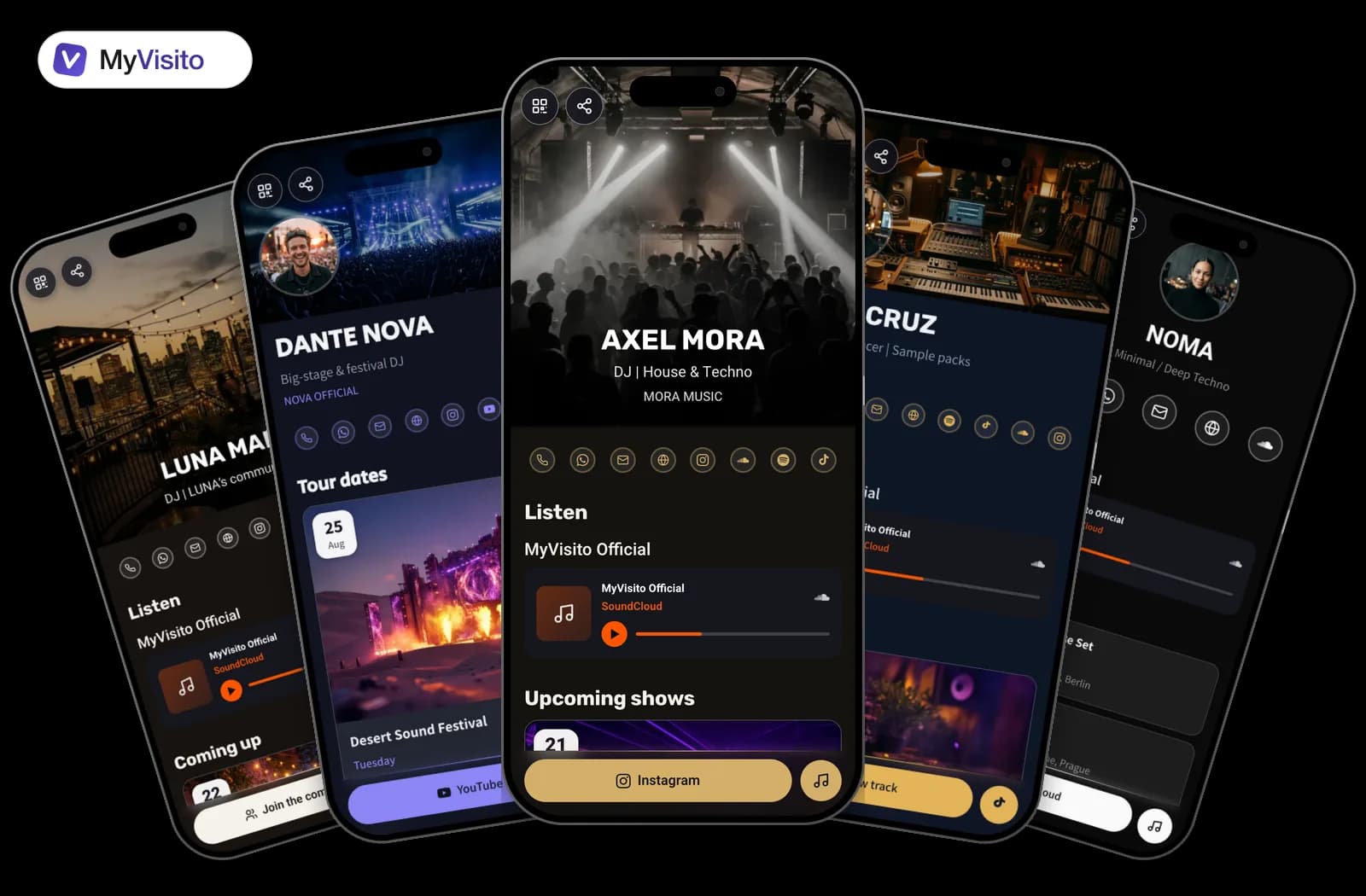 Templates for DJs and artists