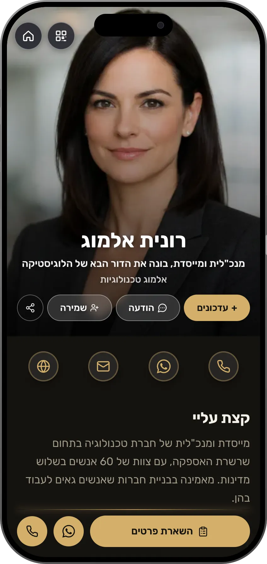 משקיעים: כרטיס מוכן