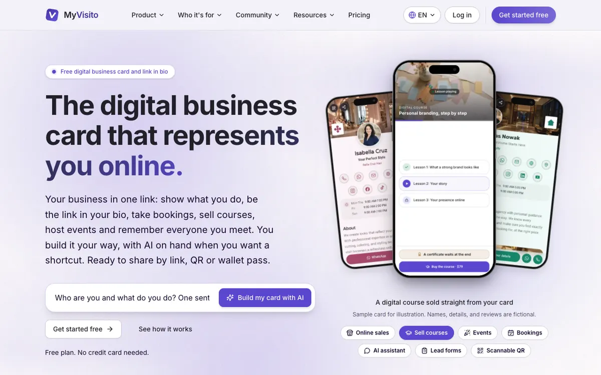 The MyVisito homepage as it looked on 1 September 2026