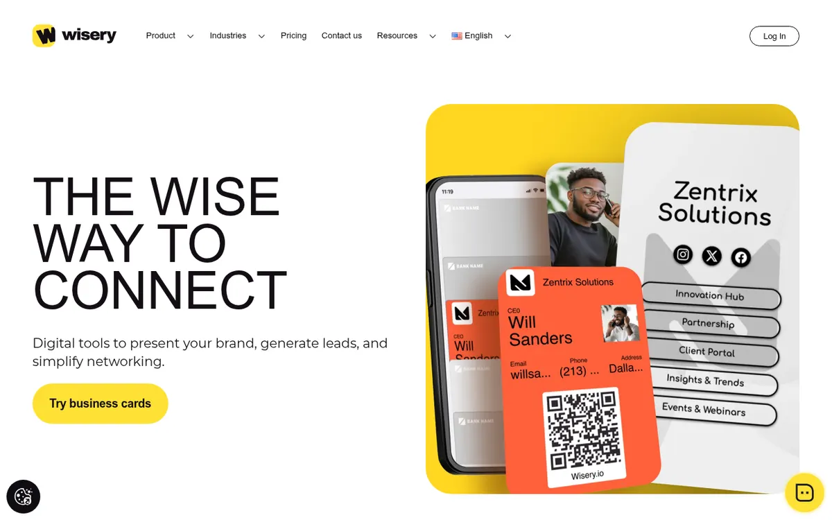 The Wisery homepage as it looked on 1 September 2026