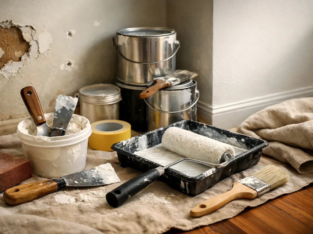Painting and wall repair